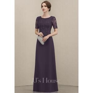 JJ's House Greta A-line Sequins Lace Dress #204924 US Size 16